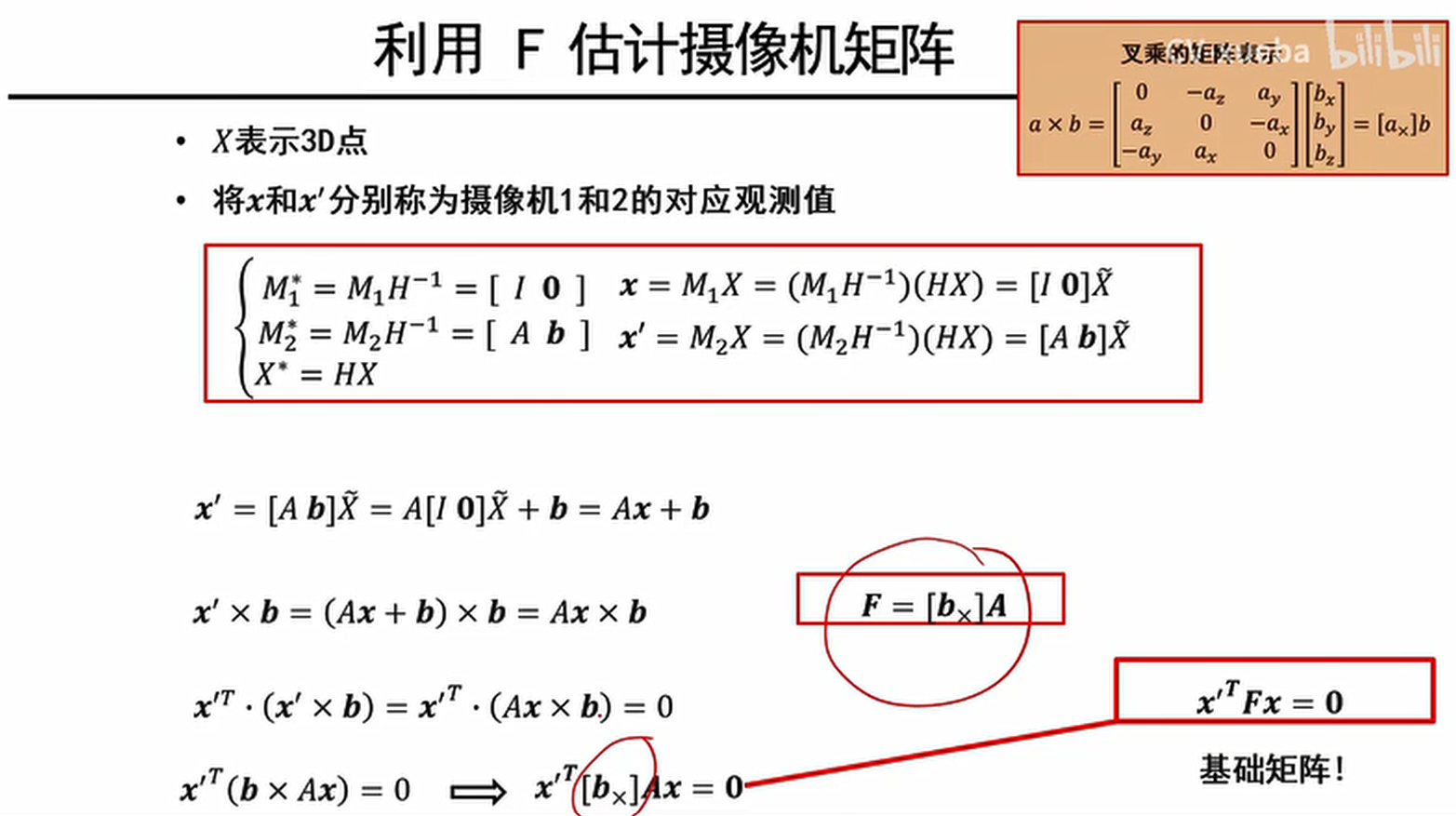 利用F估计摄像机矩阵02