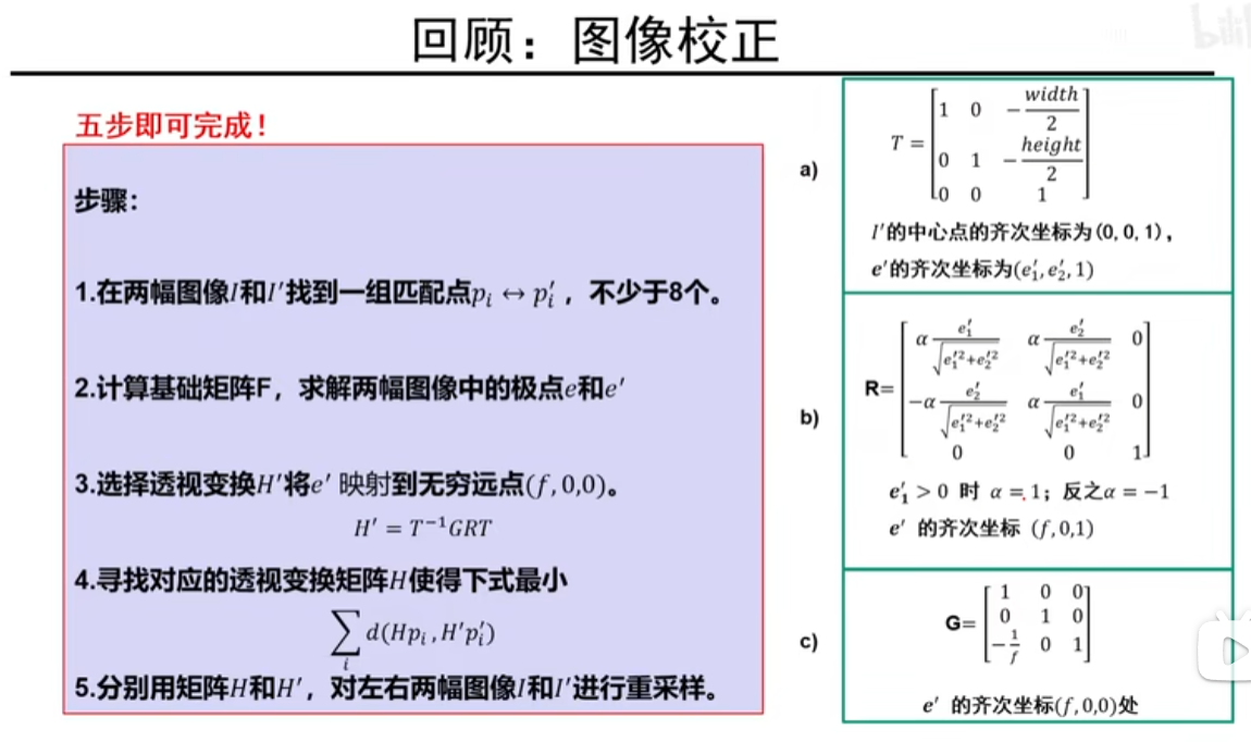 平行视图的三角测量